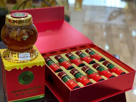 Sản phẩm được làm từ sâm Ngọc Linh