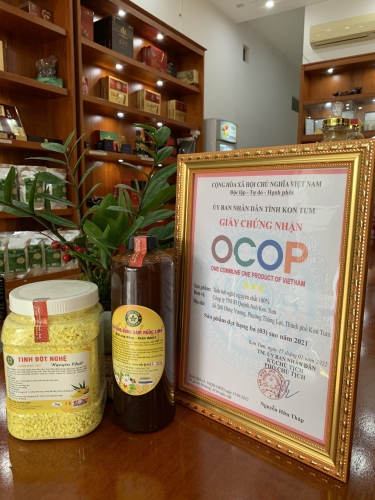Combo Tinh Nghệ & Mật Ong Rừng Sâm Ngọc Linh
